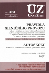 ÚZ - 1283 Pravidla silničního provozu, autoškoly 2018