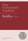 AUC Iuridica 2016/2 Aktuální případy průniků a interakcí unijního, ústavního a mezinárodního práva