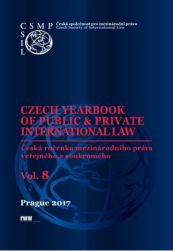 Czech Yearbook of Public & Private International Law (2017) vol.8 