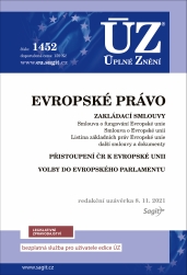 ÚZ – 1452 Evropské právo