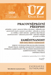 ÚZ - 1638 Pracovněprávní předpisy