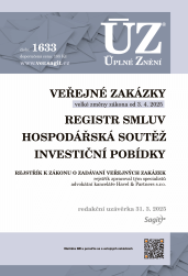 ÚZ - 1633 Veřejné zakázky