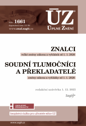 ÚZ - 1661 Znalci, Soudní tlumočníci a překladatelé