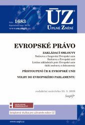 ÚZ - 1683 Evropské právo