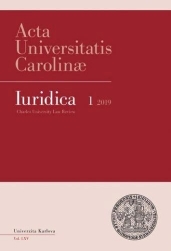 AUC Iuridica 2019/1 Otázky závislé práce a pracovněprávních vztahů 
