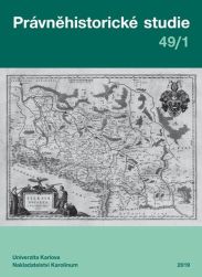 Právněhistorické studie č. 49/1
