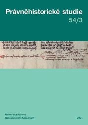Právněhistorické studie č. 54/3